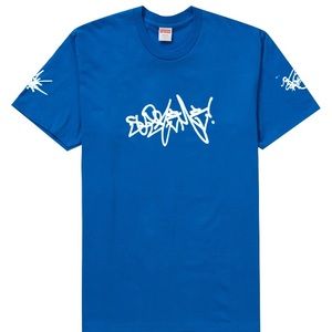 Supreme Rammellzee Tag Tee SS20 Large Royal Blue